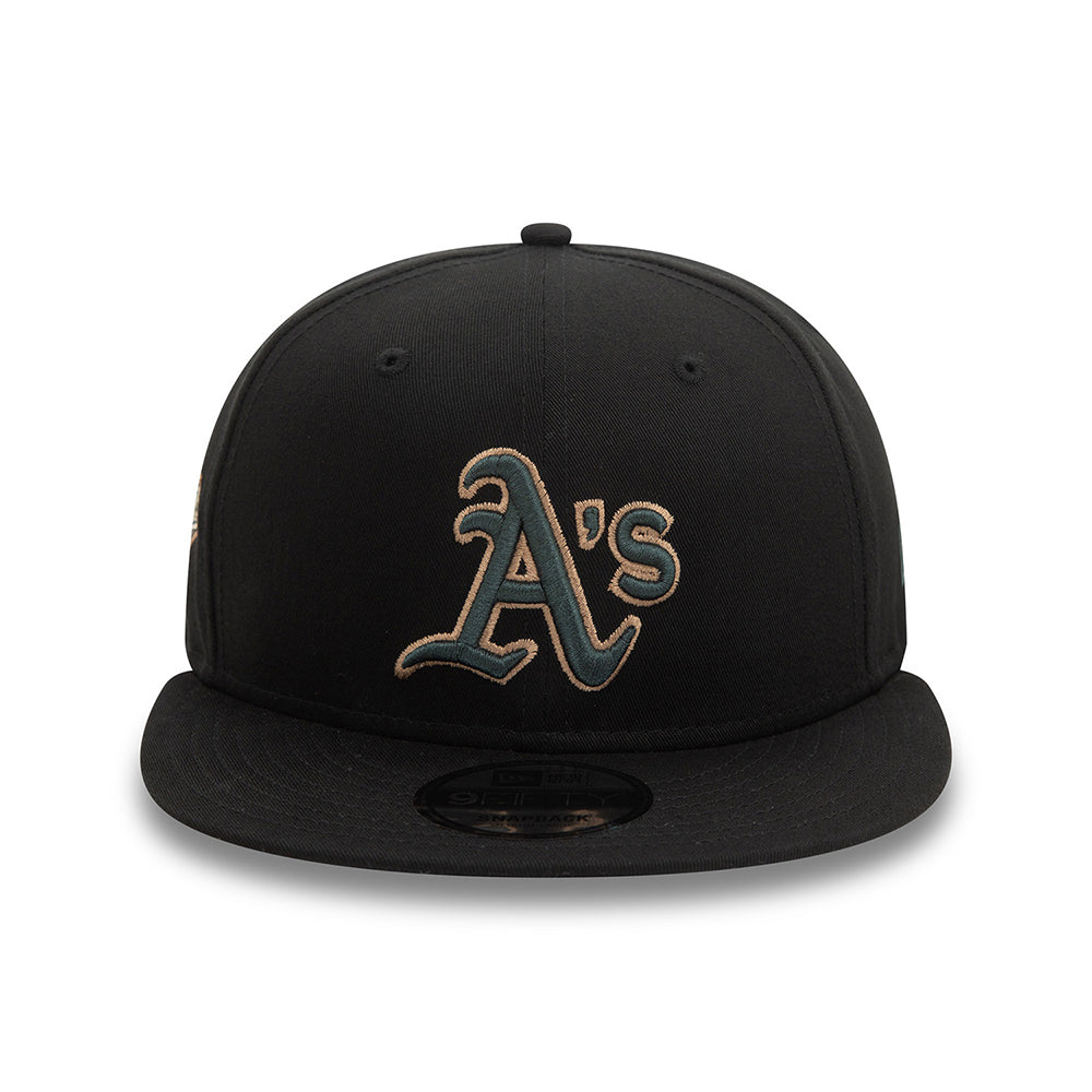 Gorra Snapback 9FIFTY - MLB Seasonal World Series Oakland Athletics de New Era - Negro