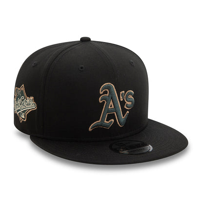 Gorra Snapback 9FIFTY - MLB Seasonal World Series Oakland Athletics de New Era - Negro