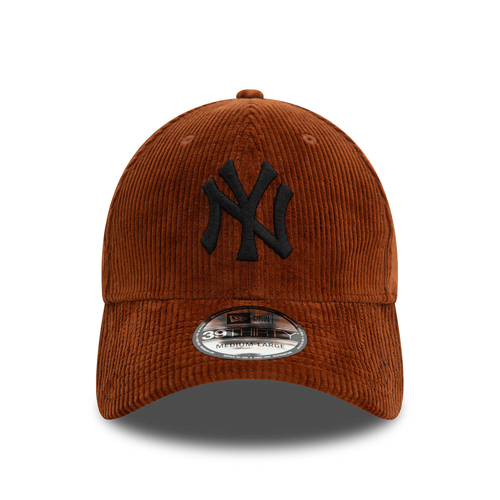 Gorra de béisbol 39THIRTY MLB Cord New York Yankees de New Era - Marrón-Negro