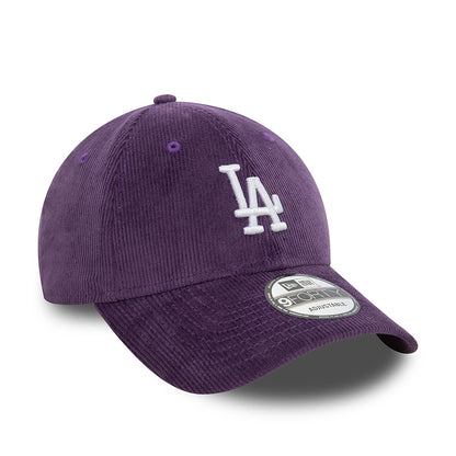 Gorra de béisbol 9FORTY MLB Cord L.A. Dodgers de New Era - Ciruela-Blanco