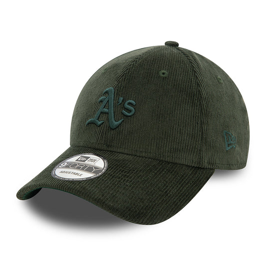 Gorra de béisbol 9FORTY MLB Cord Oakland Athletics de New Era - Verde Oscuro