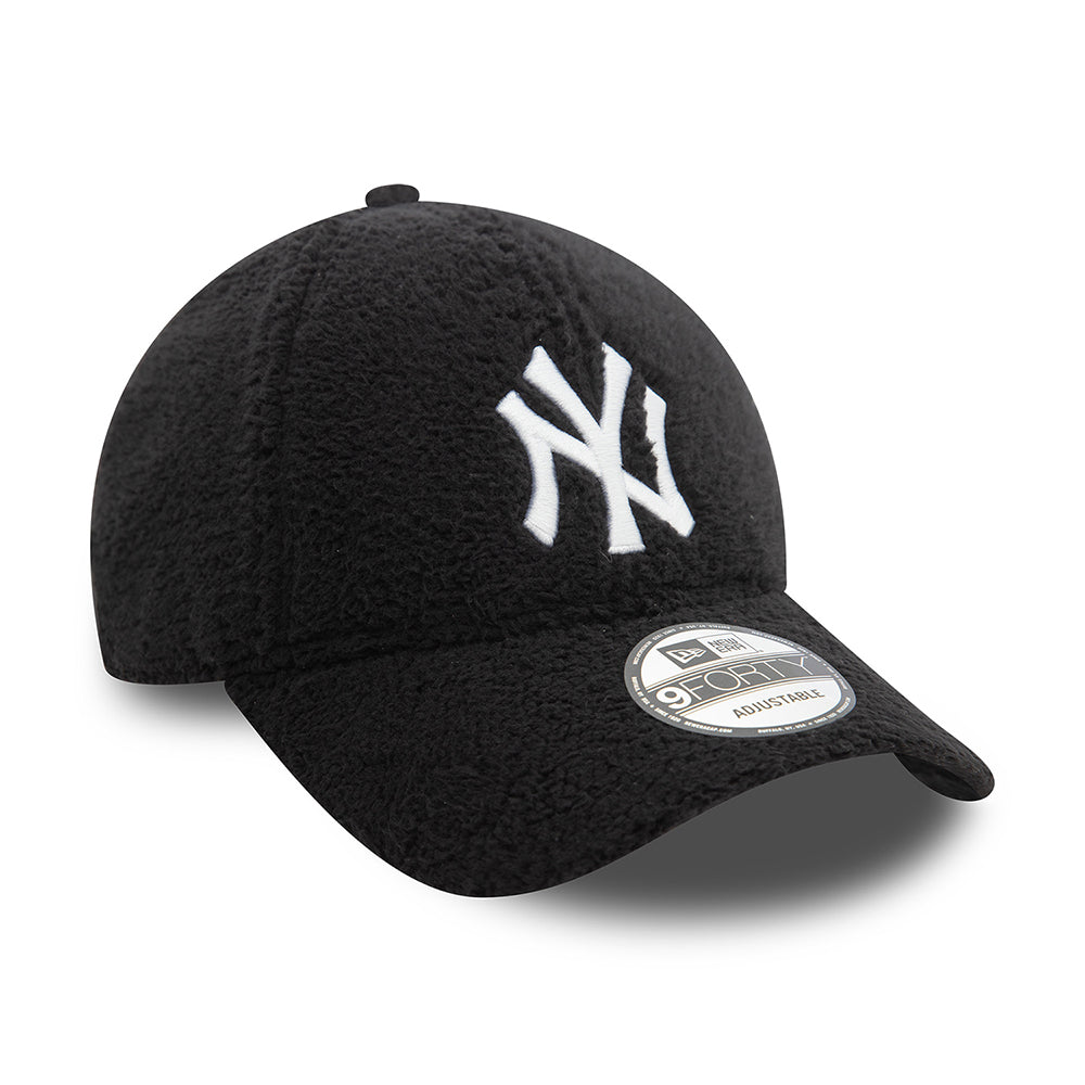 Gorra de béisbol 9FORTY MLB Borg New York Yankees de New Era - Negro-Blanco