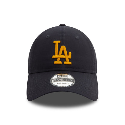 Gorra de béisbol 9TWENTY MLB League Essential L.A. Dodgers de New Era - Azul Marino-Mostaza