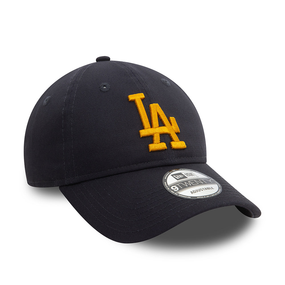 Gorra de béisbol 9TWENTY MLB League Essential L.A. Dodgers de New Era - Azul Marino-Mostaza