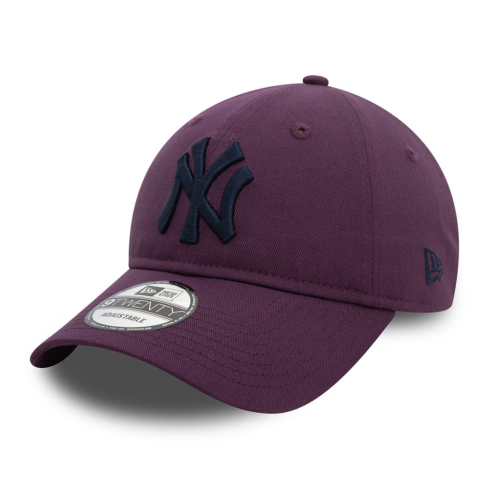 Gorra de béisbol 9TWENTY MLB League Casual de los New York Yankees de New Era - Ciruela-Azul Marino