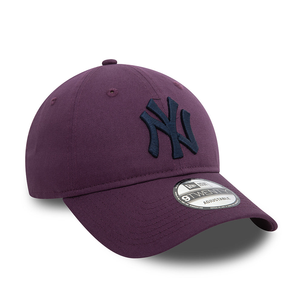 Gorra de béisbol 9TWENTY MLB League Casual de los New York Yankees de New Era - Ciruela-Azul Marino