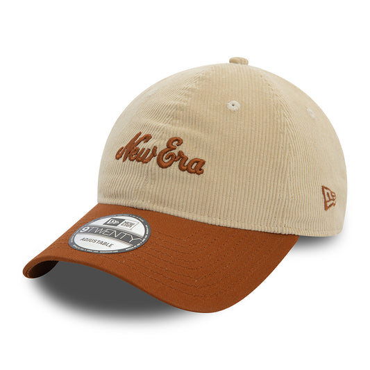 Gorra de béisbol 9TWENTY - NE Script Cord de New Era - Piedra-Marrón