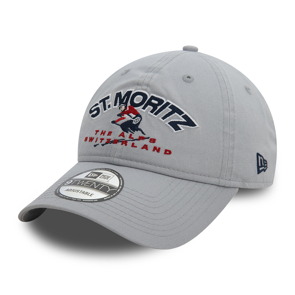 Gorra de béisbol 9TWENTY Washed Ski St. Moritz de New Era - Gris