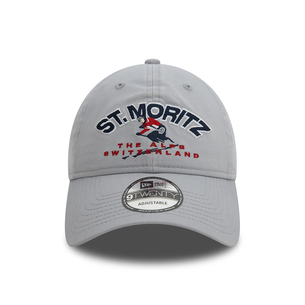 Gorra de béisbol 9TWENTY Washed Ski St. Moritz de New Era - Gris