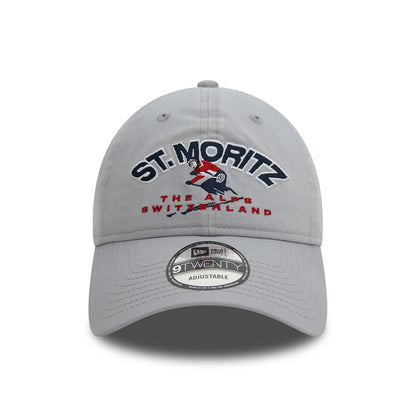 Gorra de béisbol 9TWENTY Washed Ski St. Moritz de New Era - Gris