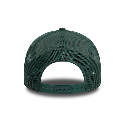 Gorra Trucker A-Frame - Ski Patch Aspen de New Era - Verde Oscuro-Blanco Roto