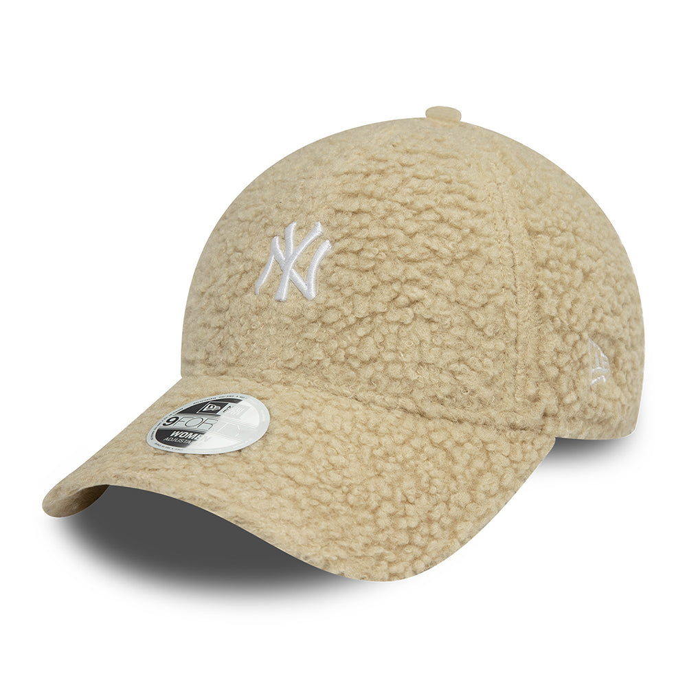 Gorra de béisbol 9FORTY MLB Borg New York Yankees de New Era - Piedra-Blanco