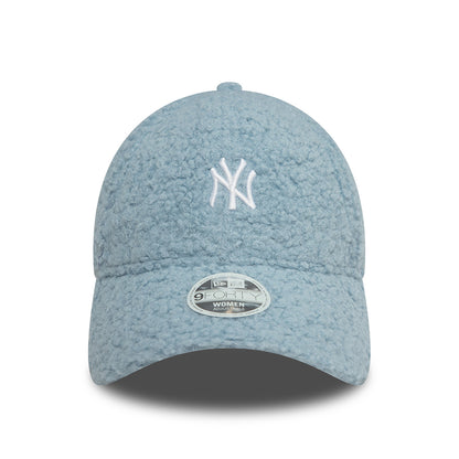 Gorra de béisbol 9FORTY MLB Borg New York Yankees de New Era - Azul Claro-Blanco