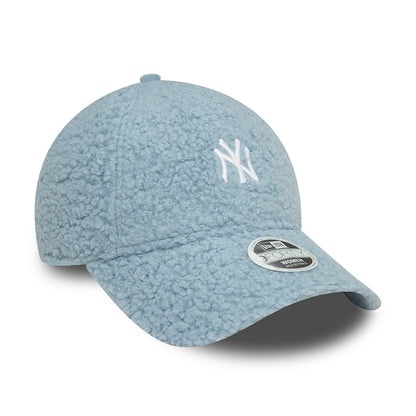 Gorra de béisbol 9FORTY MLB Borg New York Yankees de New Era - Azul Claro-Blanco