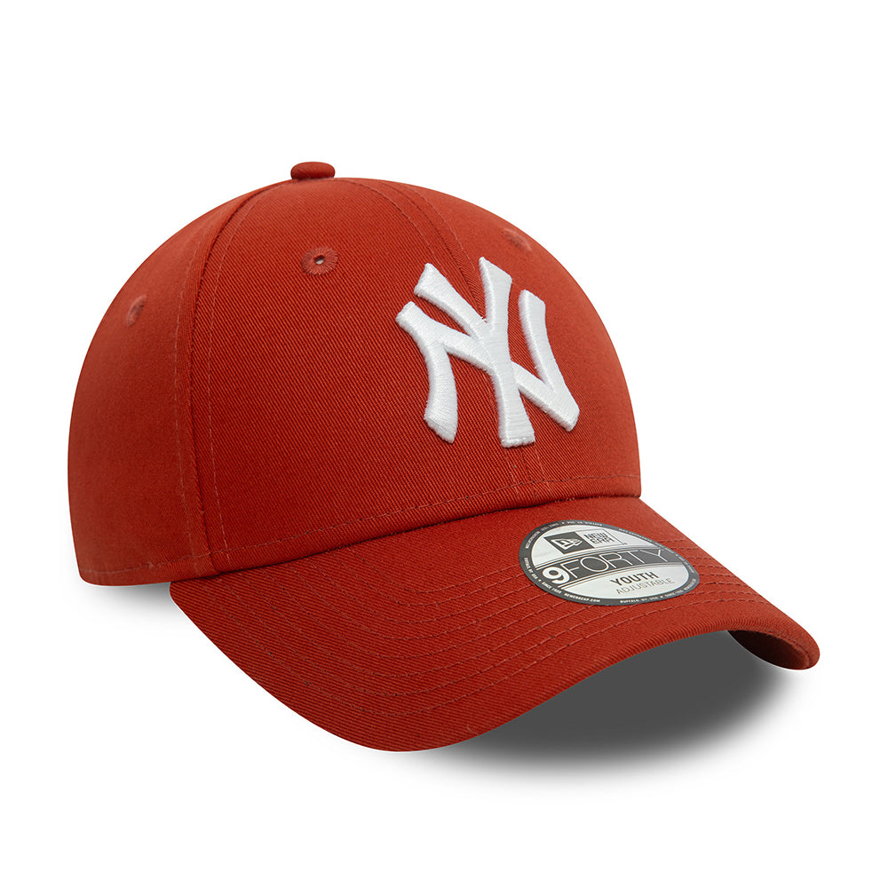 Gorra de béisbol niños 9FORTY MLB League Essential New York Yankees de New Era - Ladrillo-Blanco