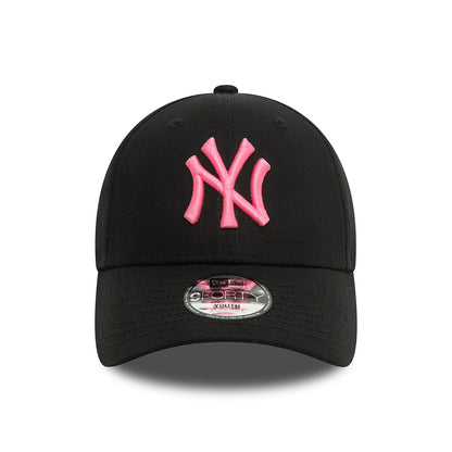 Gorra de béisbol niños 9FORTY - MLB Neon New York Yankees de New Era - Negro-Rosa Neon