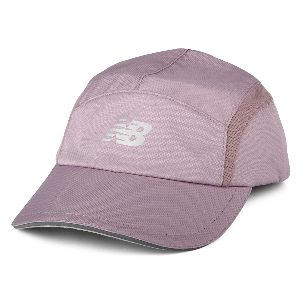 Gorra 5 paneles Performance V 3.0 de New Balance - Malva Molvoriento