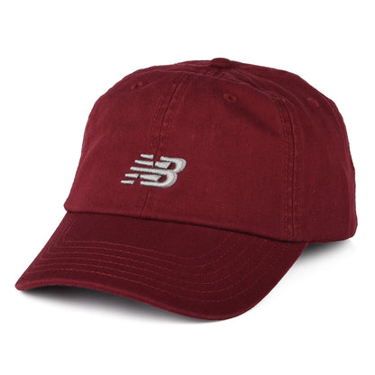 Gorra de béisbol Classic NB visera curvada de New Balance - Rojo Oscuro