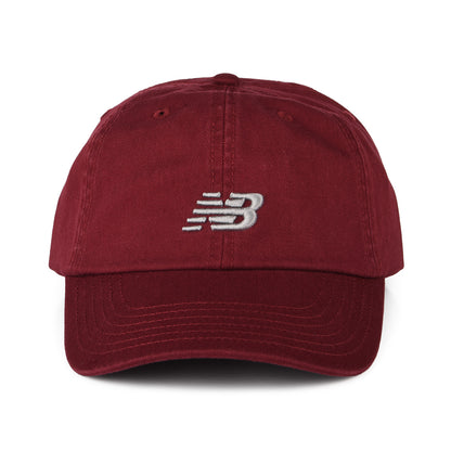 Gorra de béisbol Classic NB visera curvada de New Balance - Rojo Oscuro