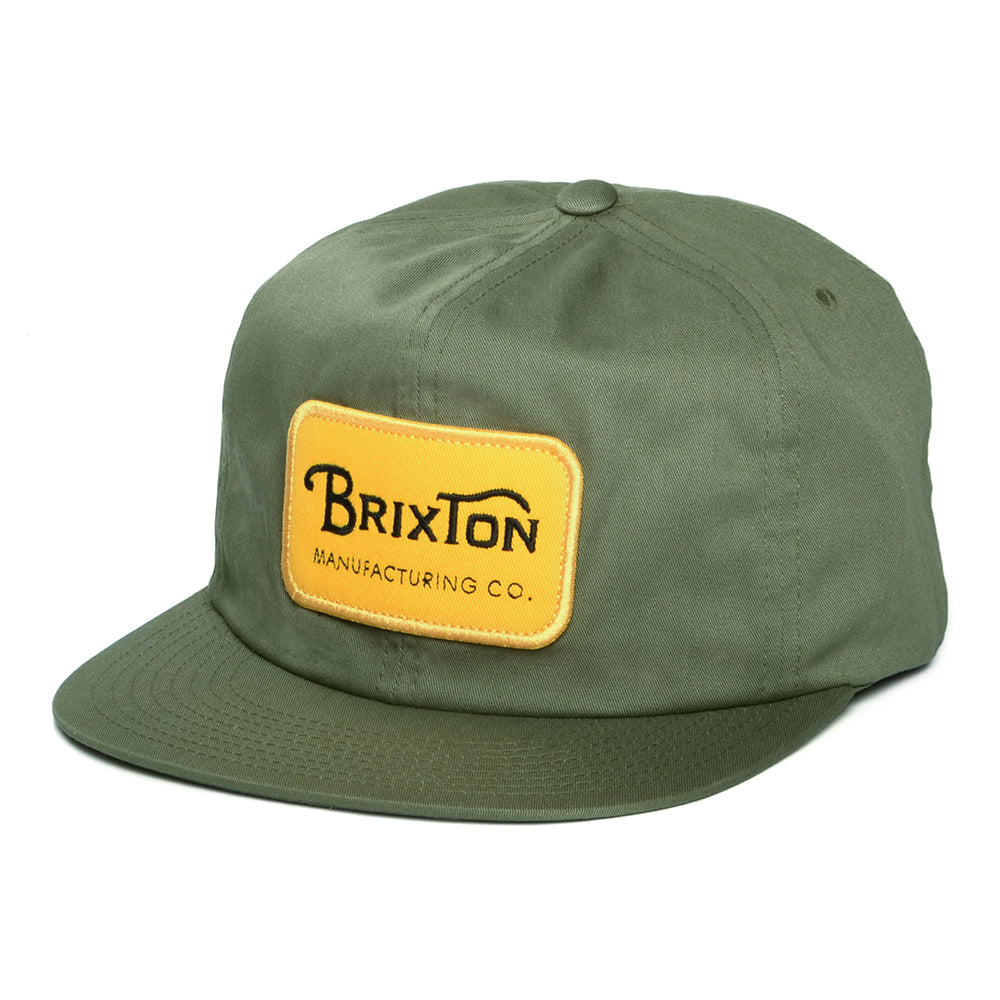 Gorra Snapback Grade HP de Brixton - Verde Oliva