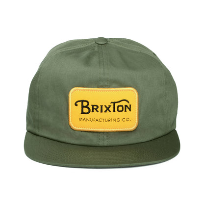 Gorra Snapback Grade HP de Brixton - Verde Oliva