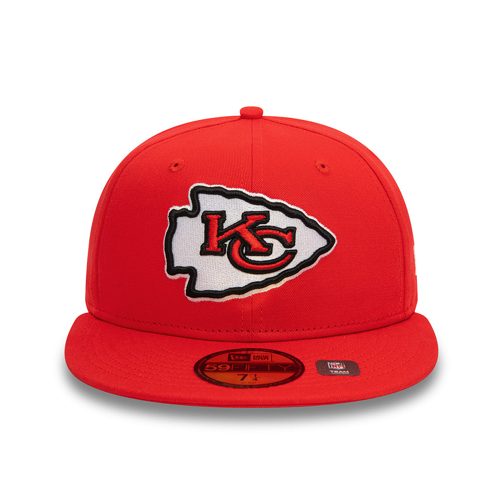 Gorra de béisbol 59FIFTY Kansas City Chiefs de New Era - Rojo