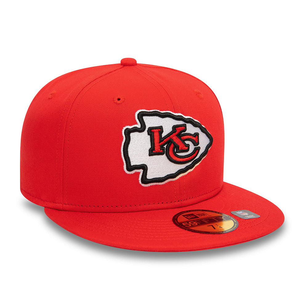 Gorra de béisbol 59FIFTY Kansas City Chiefs de New Era - Rojo