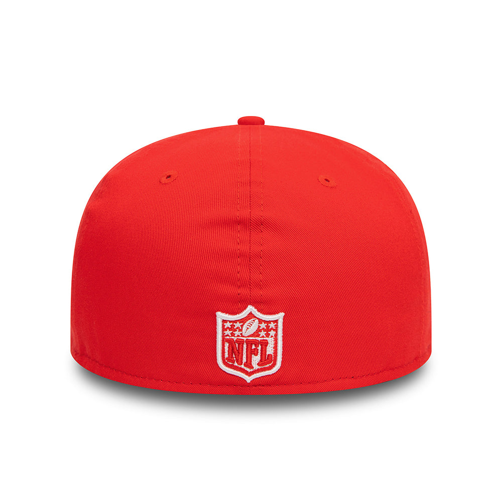 Gorra de béisbol 59FIFTY Kansas City Chiefs de New Era - Rojo