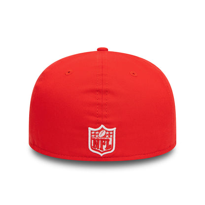 Gorra de béisbol 59FIFTY Kansas City Chiefs de New Era - Rojo