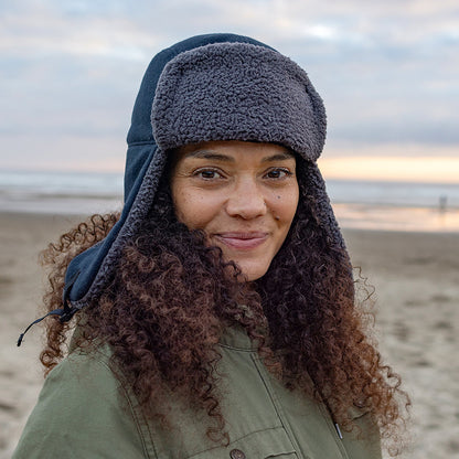 Gorro Aviador Bluster reciclado de Sunday Afternoons - Azul Oscuro