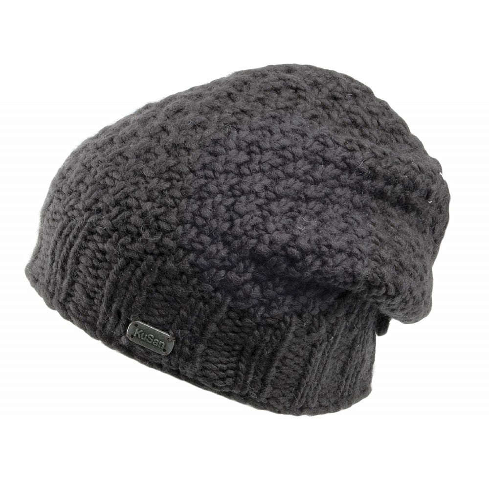 Gorro Beanie Button Down de Kusan - Antracita