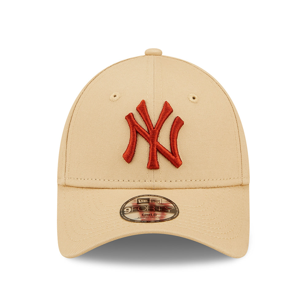 Gorra de béisbol niños 9FORTY MLB League Essential New York Yankees de New Era - Avena-Naranja