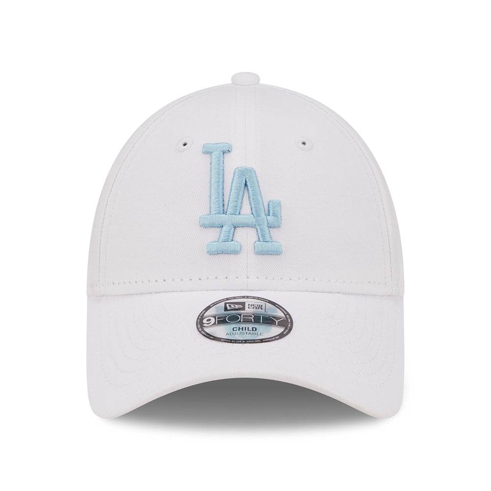 Gorra de béisbol niños 9FORTY MLB League Essential L.A. Dodgers de New Era - Blanco-Azul Claro