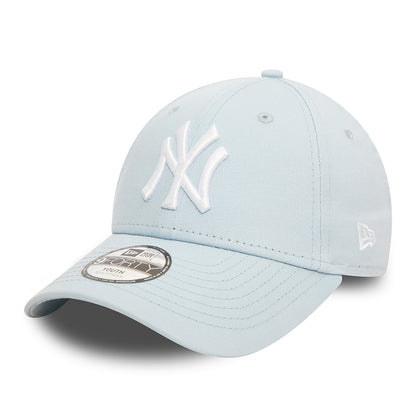 Gorra de béisbol 9FORTY MLB League Essential New York Yankees de New Era - Azul Bebé-Blanco