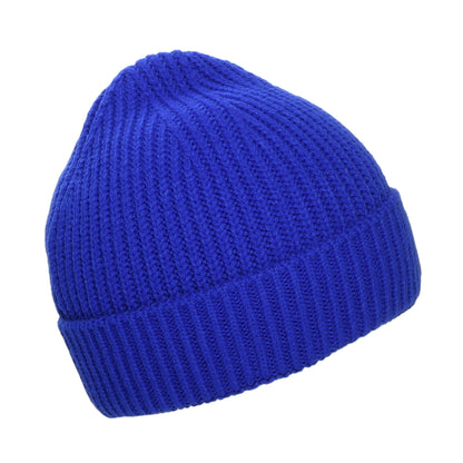 Gorro Beanie niños TNF Box Logo con vuelta de The North Face - Azul Real