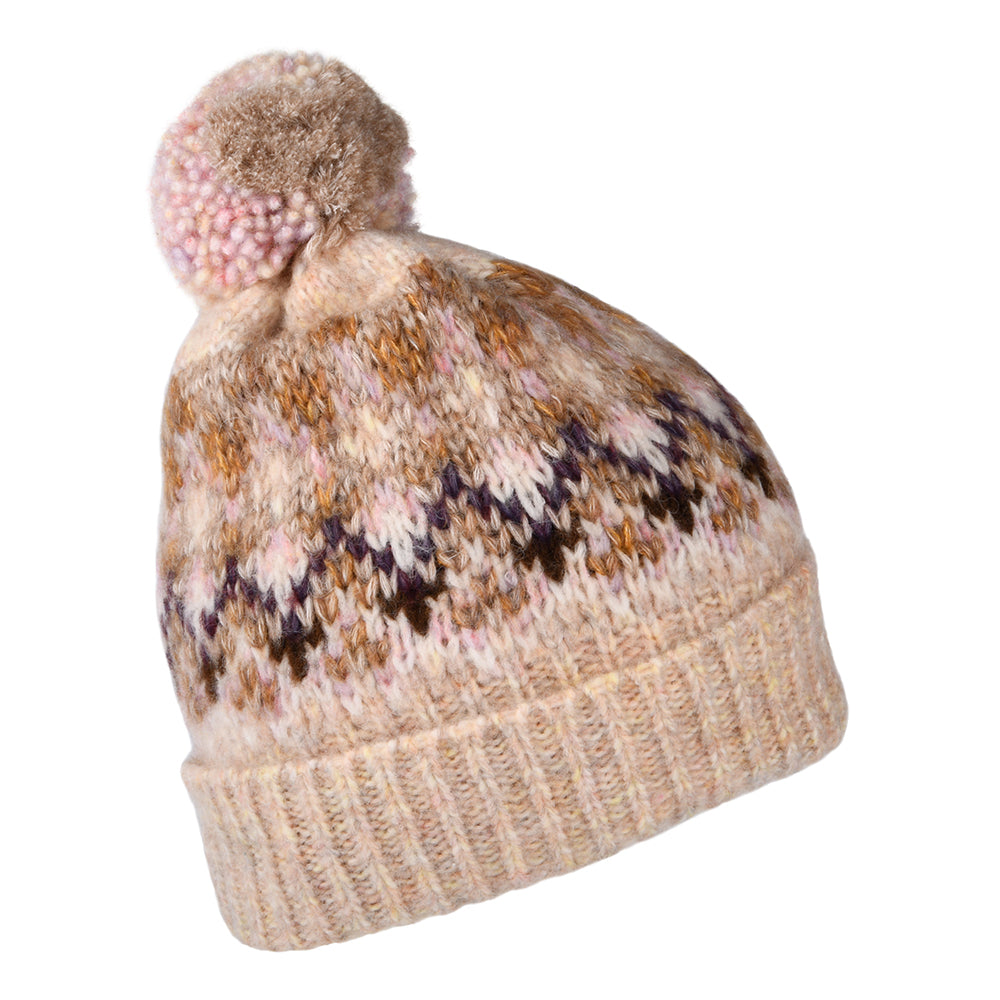 Gorro con pompón Renaa reciclado de Barts - Marrón Claro