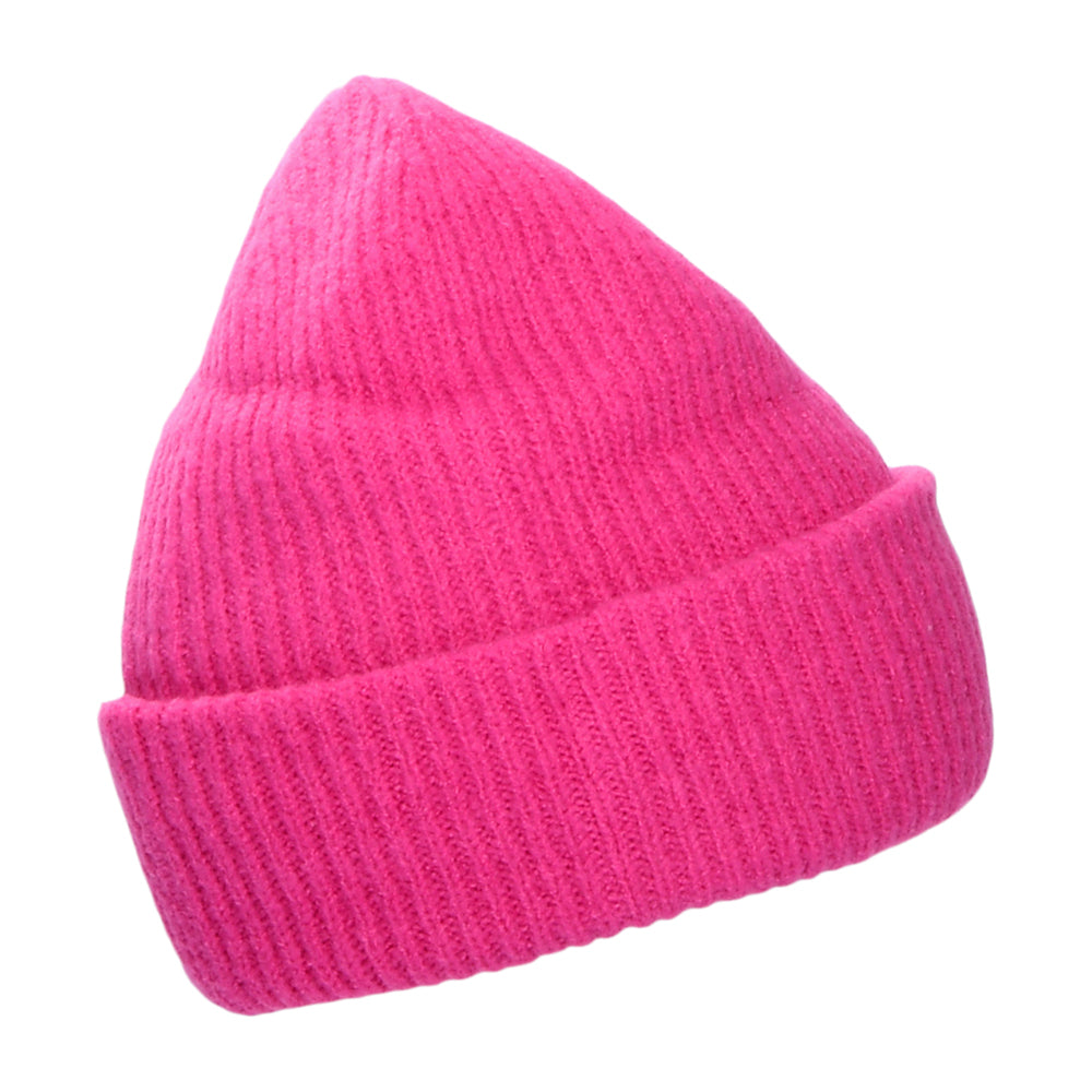 Gorro Beanie Witzia con vuelta de Barts - Rosa Eléctrico