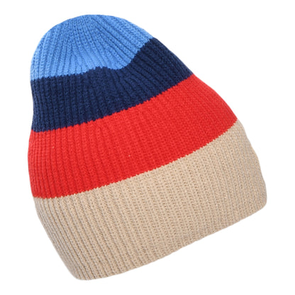 Gorro Beanie Dova de Barts - Azul-Rojo-Crema