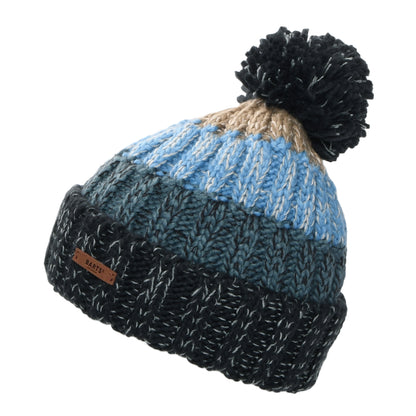 Gorro con pompón Wilhelm de Barts - Azul Marino-Azul-Gris Topo