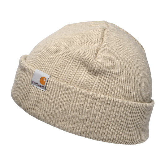 Gorro Beanie Stratus Short Watch de Carhartt WIP - Crema