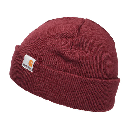 Gorro Beanie Stratus Short Watch de Carhartt WIP - Vino