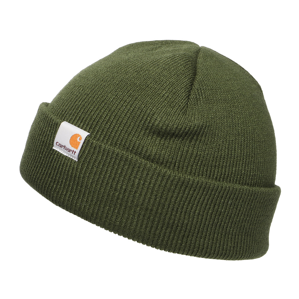 Gorro Beanie Stratus Short Watch de Carhartt WIP - Verde Oliva