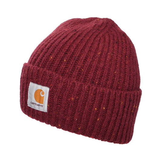 Gorro Beanie Anglistic de Carhartt WIP - Granate