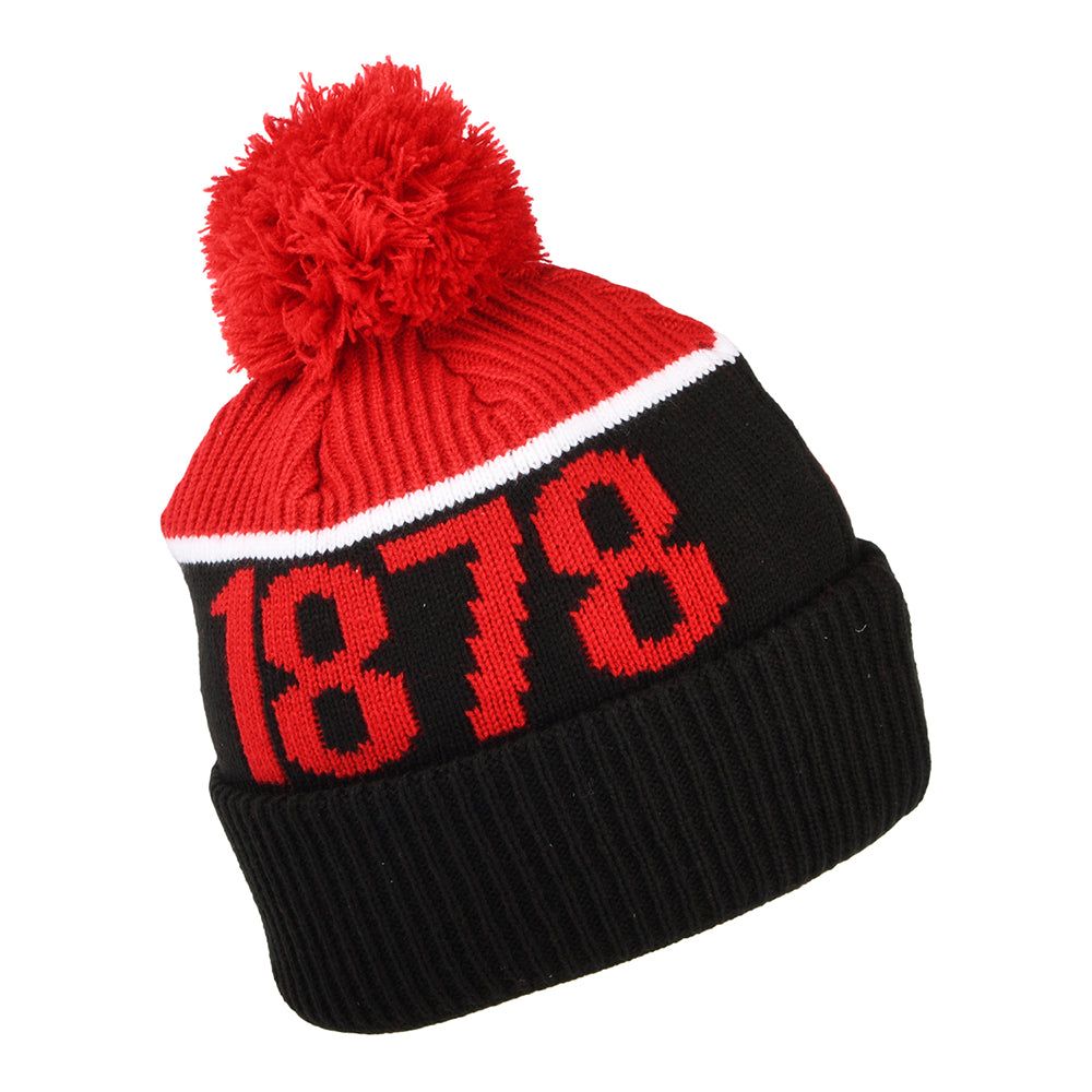 Gorro con pompón Sport Manchester United FC de New Era - Negro-Escarlata