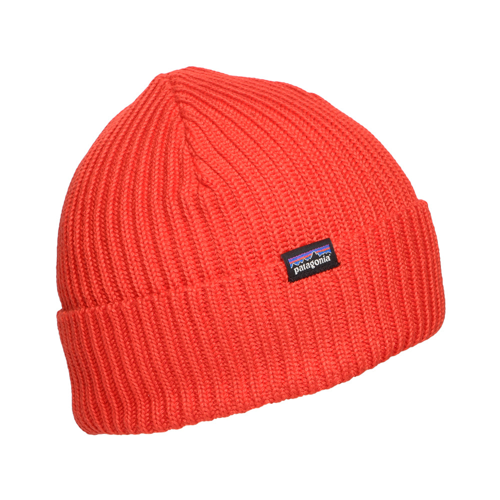 Gorro Beanie Fishermans con vuelta de Patagonia - Rojo Radiante