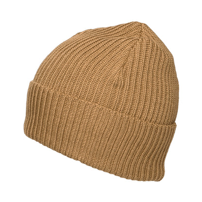 Gorro Beanie Fishermans con vuelta de Patagonia - Sepia