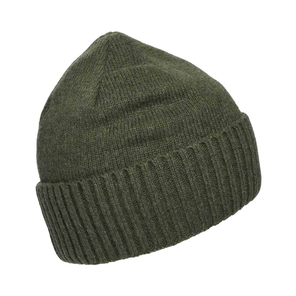 Gorro Beanie 73 Skyline Brodeo de lana reciclada de Patagonia - Verde Pino