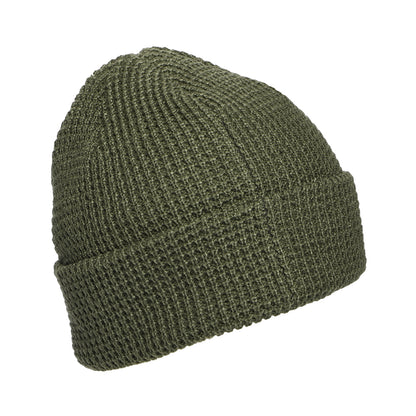 Gorro Beanie Snowdrifter punto gofre de Patagonia - Verde Pino