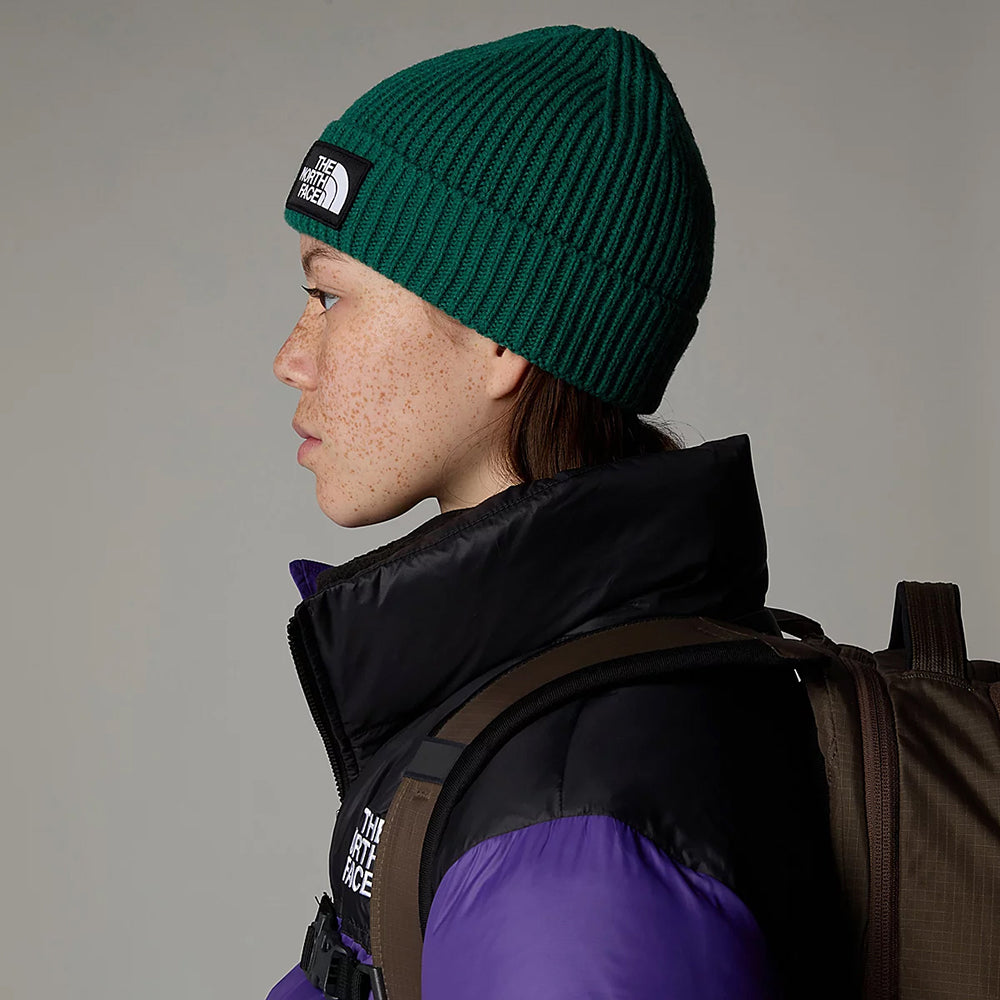 Gorro TNF Logo Box con vuelta de The North Face - Siempreverde