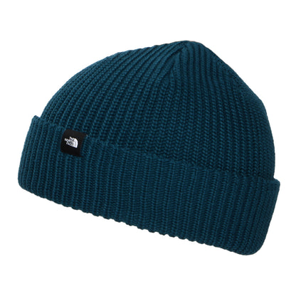 Gorro Beanie TNF reciclado Fisherman de The North Face - Azul Petróleo